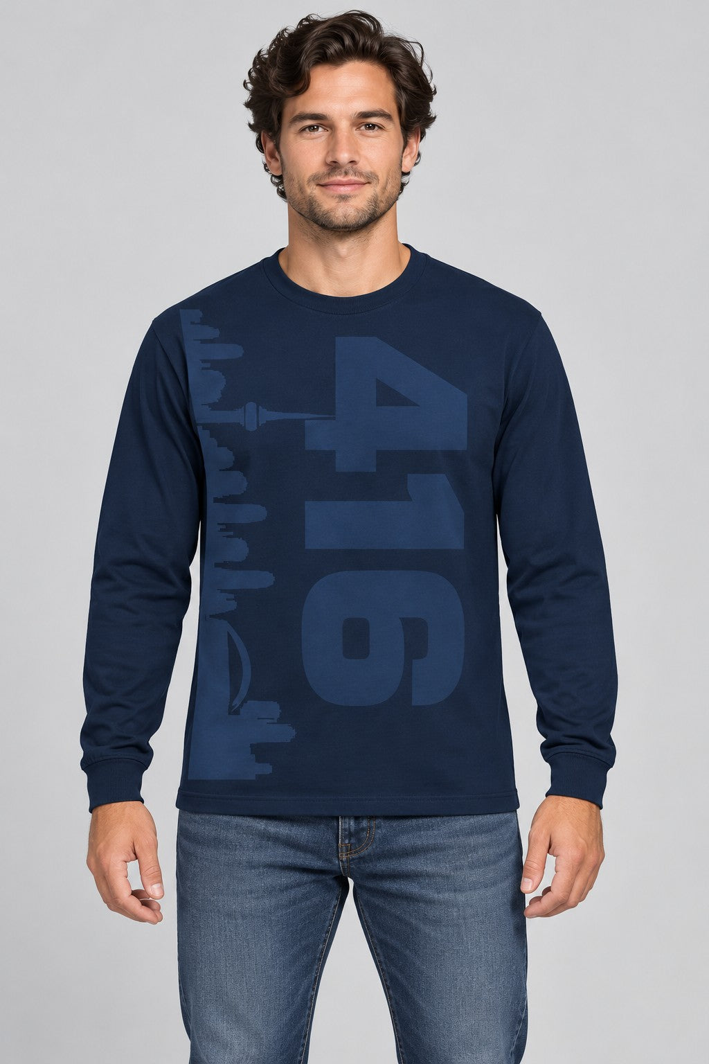416 Skyline Long-Sleeve, Navy