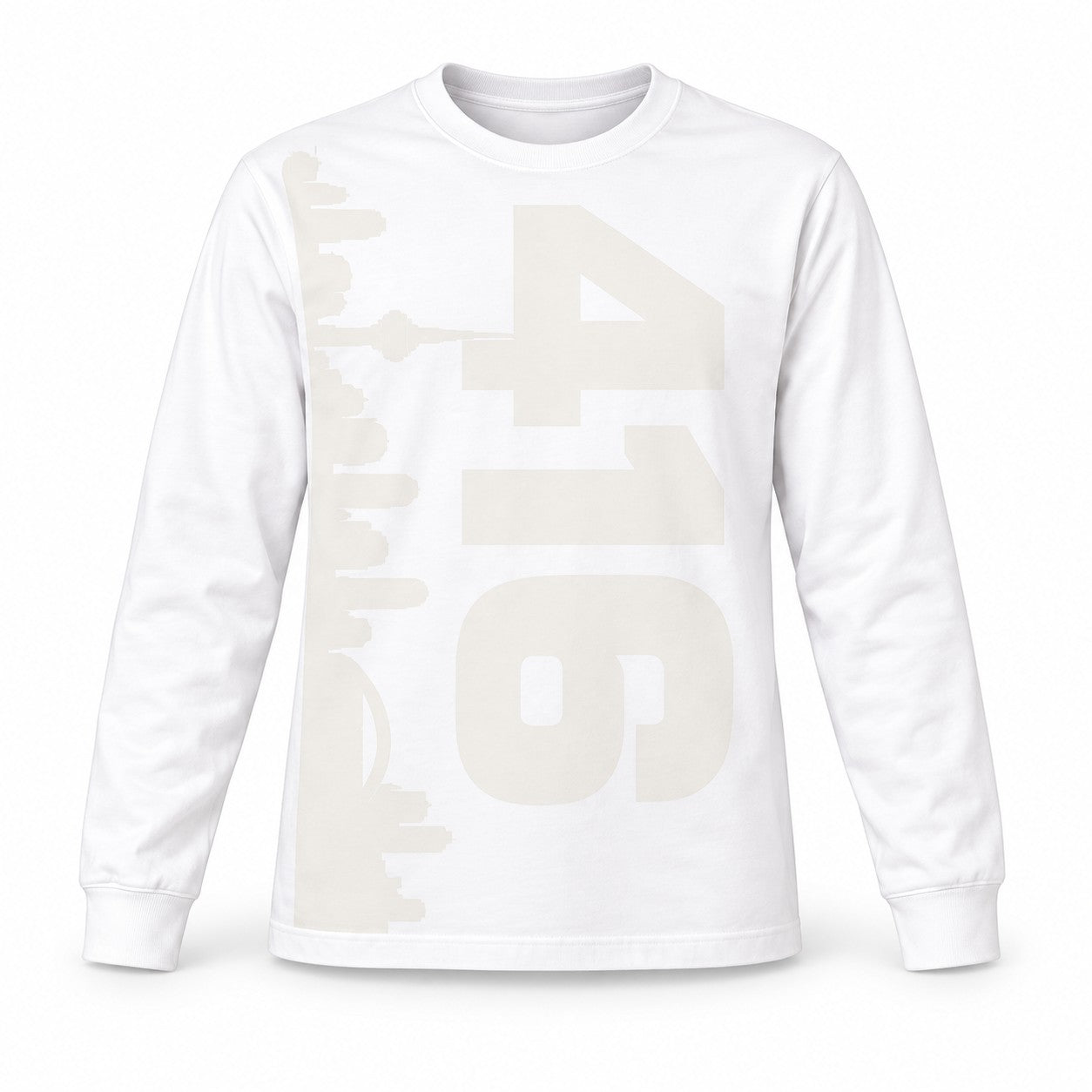 416 Skyline Long-Sleeve, White