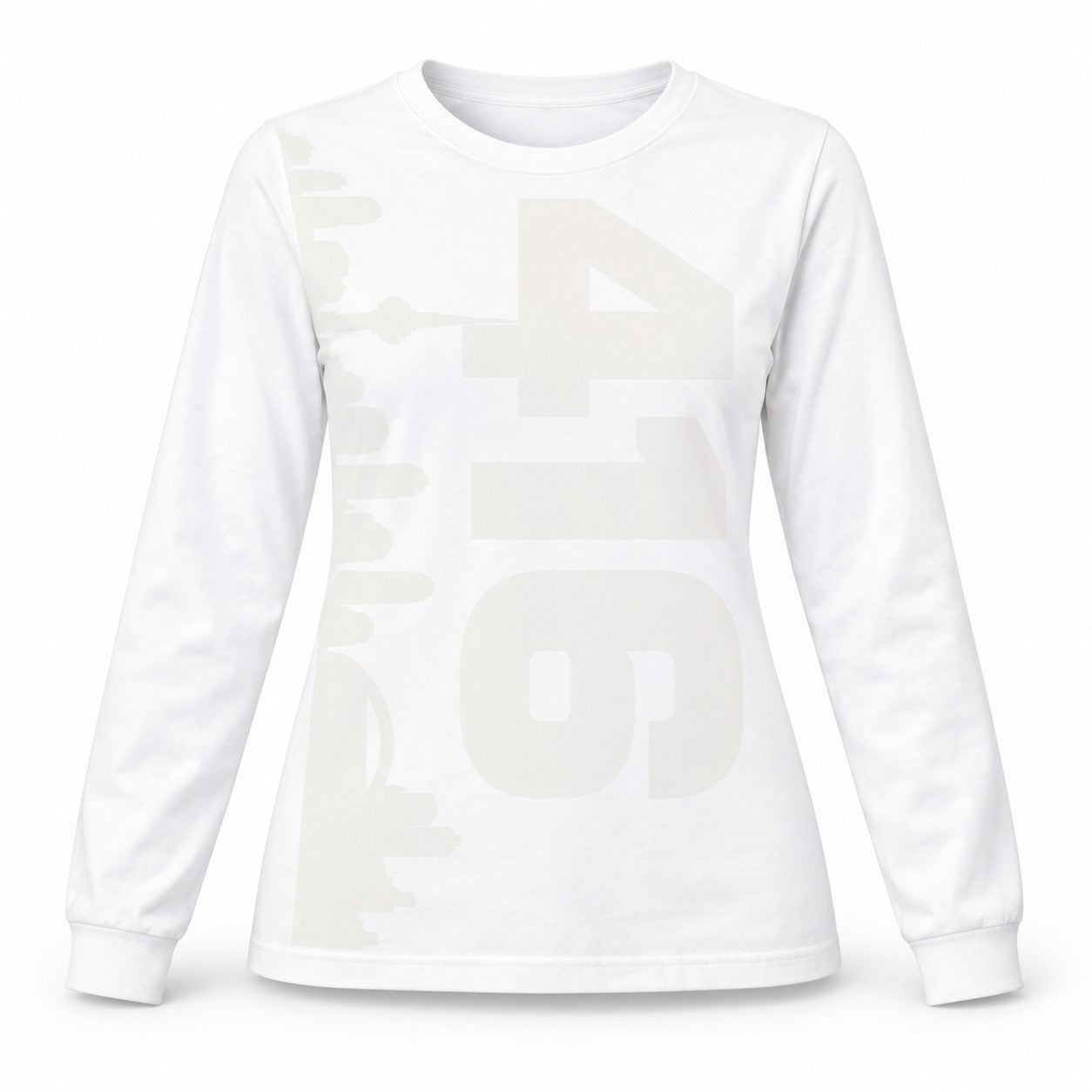 416 Skyline Long-Sleeve, White